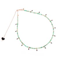 Collana Maman et Sophie Donna smeraldo e rodocrosite in Argento Smeraldo GHISF2SMSP - GHISF2SMSP